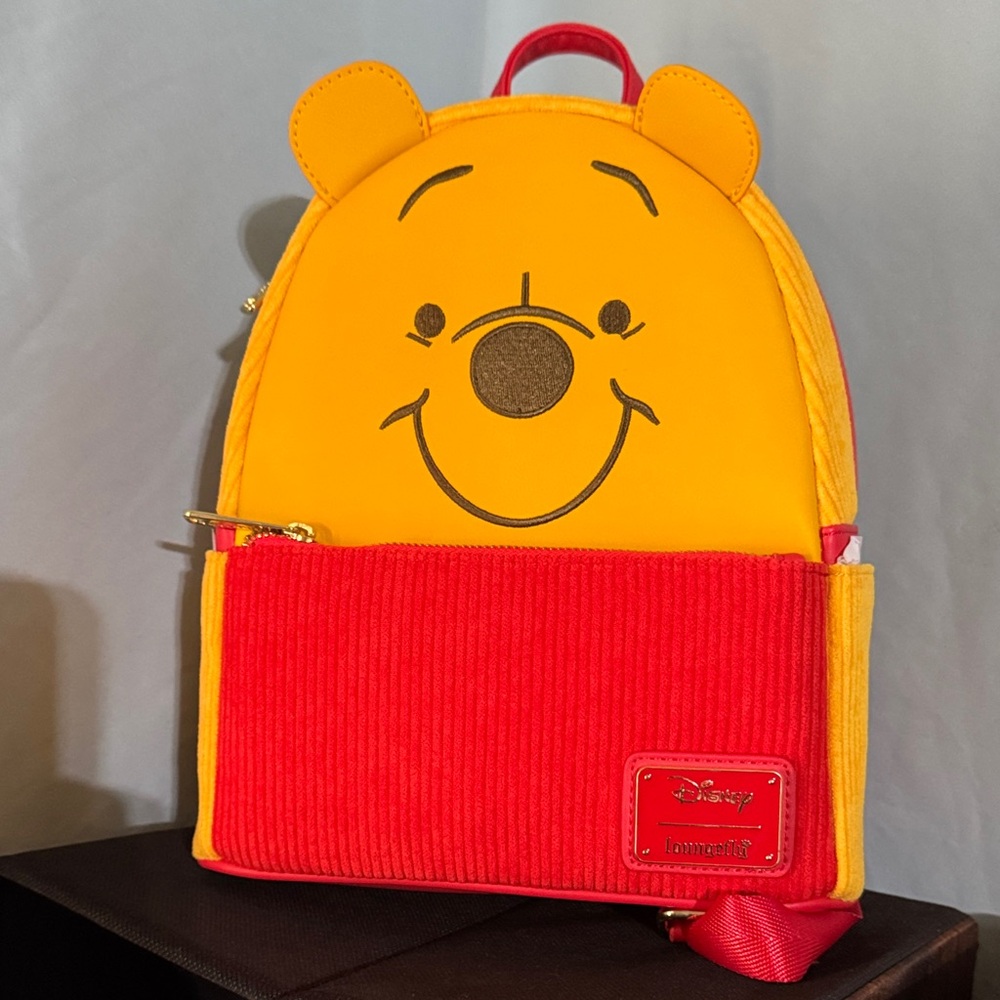 Loungefly Winnie the Pooh Yellow & Red Mini Backpack